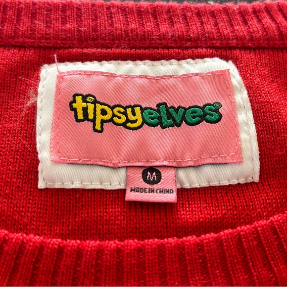 Tipsy Elves Medium Santa Baeby Sweater - Picture 4 of 5